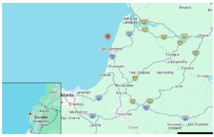 Tres sismos se registran en la Costa ecuatoriana en una sola jornada y reavivan la atención sobre la actividad sísmica del país